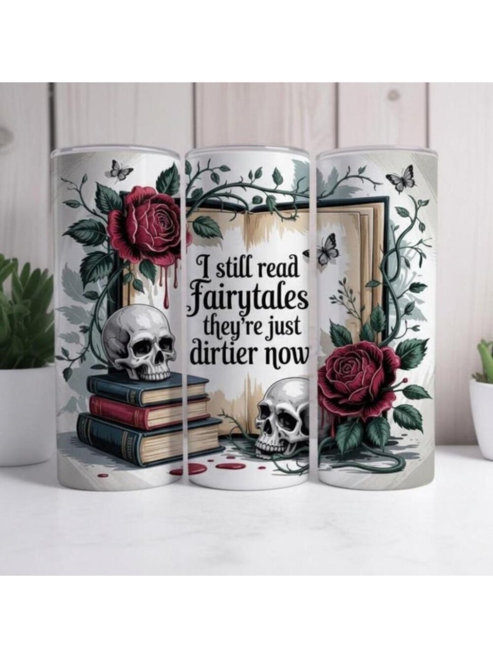 Smut Readers 20oz Skinny Tumbler, Spicy Booktok Travel Mug